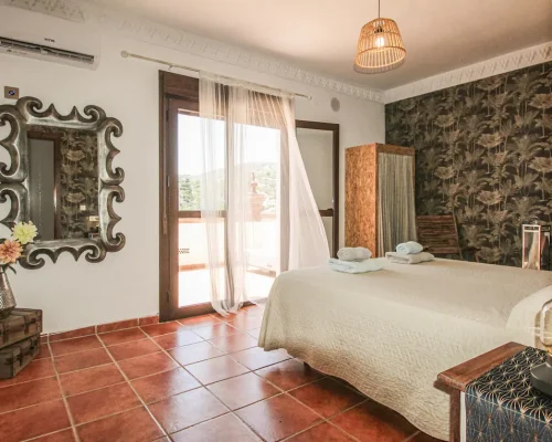 Private room with balcony